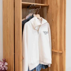 Armoire 2 portes en bois massif de chêne Genève - NordicStory