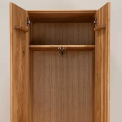 Armoire 2 portes en bois massif de chêne Genève - NordicStory