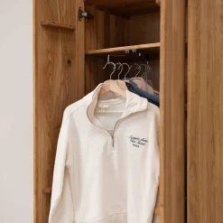 Armoire 2 portes en bois massif de chêne Genève - NordicStory
