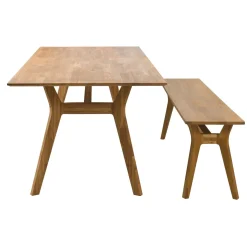 Banc en bois massif de chêne Harold – NordicStory