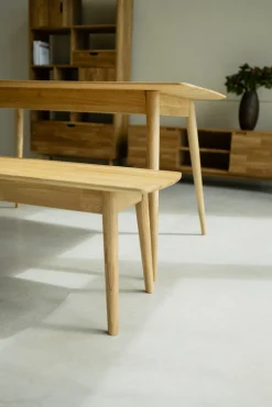 Banc en bois massif de chêne Escandi – NordicStory