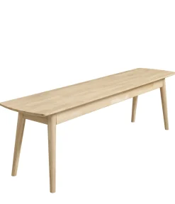 Banc en bois massif de chêne Escandi – NordicStory