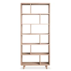 Bibliothèque en bois massif Suède 1 – VESKOR
