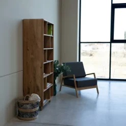 Bibliothèque en bois massif Suède 1 – VESKOR