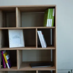 Bibliothèque en bois massif Suède 1 – VESKOR