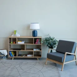 Bibliothèque en bois massif Suède – VESKOR