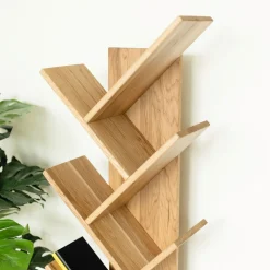 Bibliothèque sur pied en bois massif de chêne Bergen - VESKOR