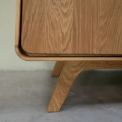 Buffet 3 portes en bois massif de chêne Genève 2 - NordicStory