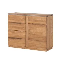 Buffet commode en bois de chêne Monténégro 44 - LoftStory
