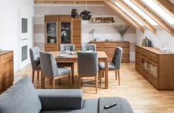 Buffet commode en bois de chêne Monténégro 44 - LoftStory