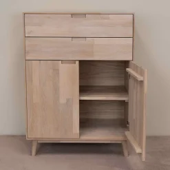 Buffet commode en bois massif de chêne Escandi 2 - NordicStory
