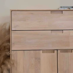 Buffet commode en bois massif de chêne Escandi 2 - NordicStory