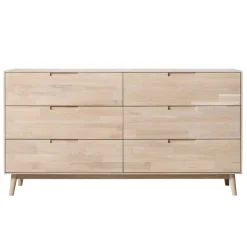 Buffet commode en bois massif de chêne Escandi 4 - NordicStory