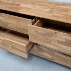 Buffet commode en bois massif de chêne Escandi 4 - NordicStory