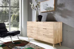 Buffet commode en bois massif de chêne Escandi 4 - NordicStory