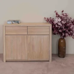 Buffet commode en bois massif de chêne Elsa 2 - NordicStory