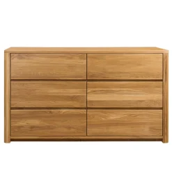 Buffet commode en bois massif de chêne Elsa 6 - NordicStory
