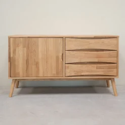 Buffet commode en bois massif de chêne Malmo 1 – VESKOR