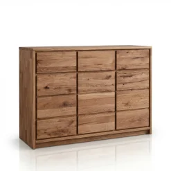 Buffet commode en bois massif de chêne Oregon 3.3 - NordicStory