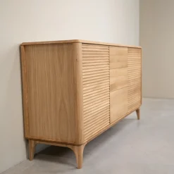 Buffet commode en bois massif de chêne Oxford 3.2.3 - NordicStory
