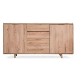 Buffet commode en bois massif Suède – VESKOR