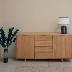 Buffet commode en bois massif Suède – VESKOR