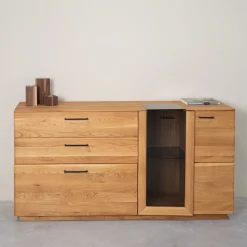 Buffet en bois massif de chêne Arvik 4 - NordicStory