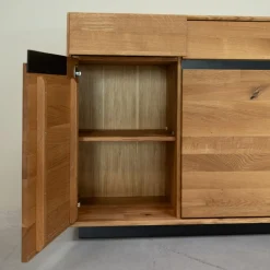 Buffet en bois massif de chêne Bremen - NordicStory