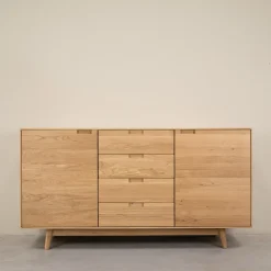 Buffet en bois massif de chêne Escandi Atelier - NordicStory