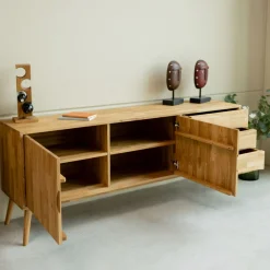 Buffet en bois massif de chêne Malmo – VESKOR