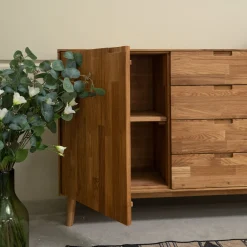 Buffet en bois massif de chêne Escandi 3 - NordicStory