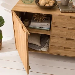 Buffet en bois massif de chêne Escandi 3 - NordicStory