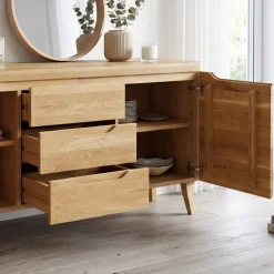 Buffet en bois massif de chêne Milan 3 - NordicStory