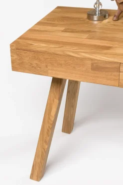 Bureau console en bois massif de chêne Einstein I - NordicStory