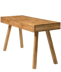 Bureau console en bois massif de chêne Einstein I - NordicStory
