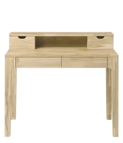 Bureau console en bois massif de chêne Axel II – NordicStory