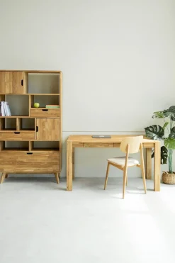 Bureau console en bois massif de chêne Royal - NordicStory