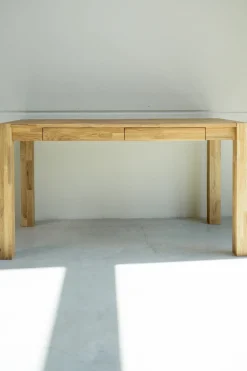 Bureau console en bois massif de chêne Royal - NordicStory