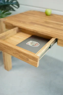 Bureau console en bois massif de chêne Royal - NordicStory