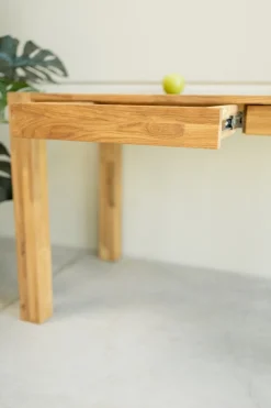 Bureau console en bois massif de chêne Royal - NordicStory