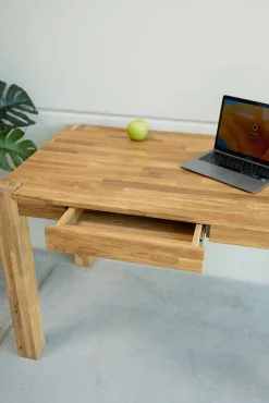 Bureau console en bois massif de chêne Royal - NordicStory