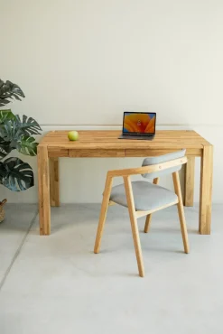 Bureau console en bois massif de chêne Royal - NordicStory