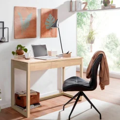 Bureau console en bois massif de chêne Danemark - NordicStory