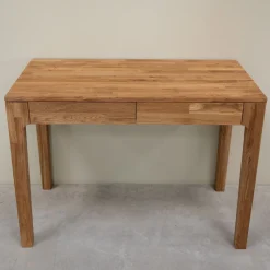 Bureau console en bois massif de chêne Axel I - NordicStory