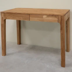 Bureau console en bois massif de chêne Axel I - NordicStory