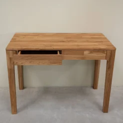 Bureau console en bois massif de chêne Axel I - NordicStory
