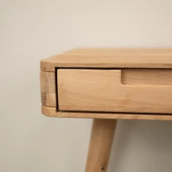 Bureau console en bois massif de chêne Escandi Atelier – NordicStory