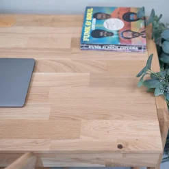 Bureau en bois massif de chêne Eric - NordicStory