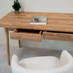 Bureau en bois massif de chêne Escandi 1 - NordicStory