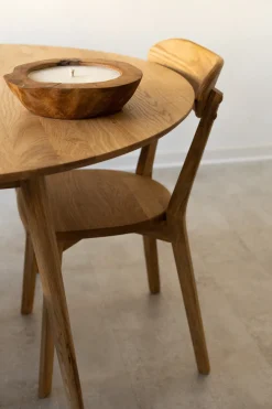 Chaise de salle à manger en bois massif de chêne Isku – Lot de 2 ou 4 chaises - NordicStory